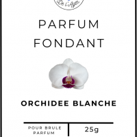 Parfum fondant orchidee blanche