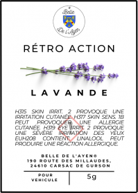 Retro action lavande